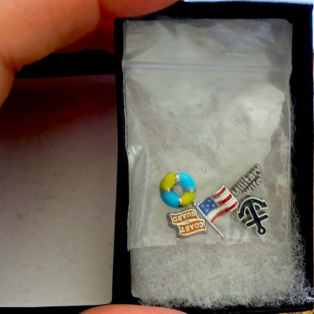 military wife charms for origami owl necklace